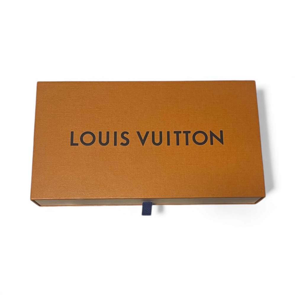 Louis Vuitton Signature Orange Gift Box black lettering decorative decor new